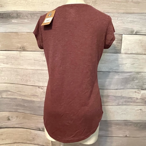 UNIVERSITY OF MONTANA GRIZZLIES V-Neck Tee size S - Picture 2 of 5